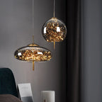 Modern LED Glass Pendant Light Chandelier Bedroom Dining Room