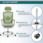 Reclining Ergonomic Lumbar Support Adjustable Headrest Mesh High Back Gaming Chair