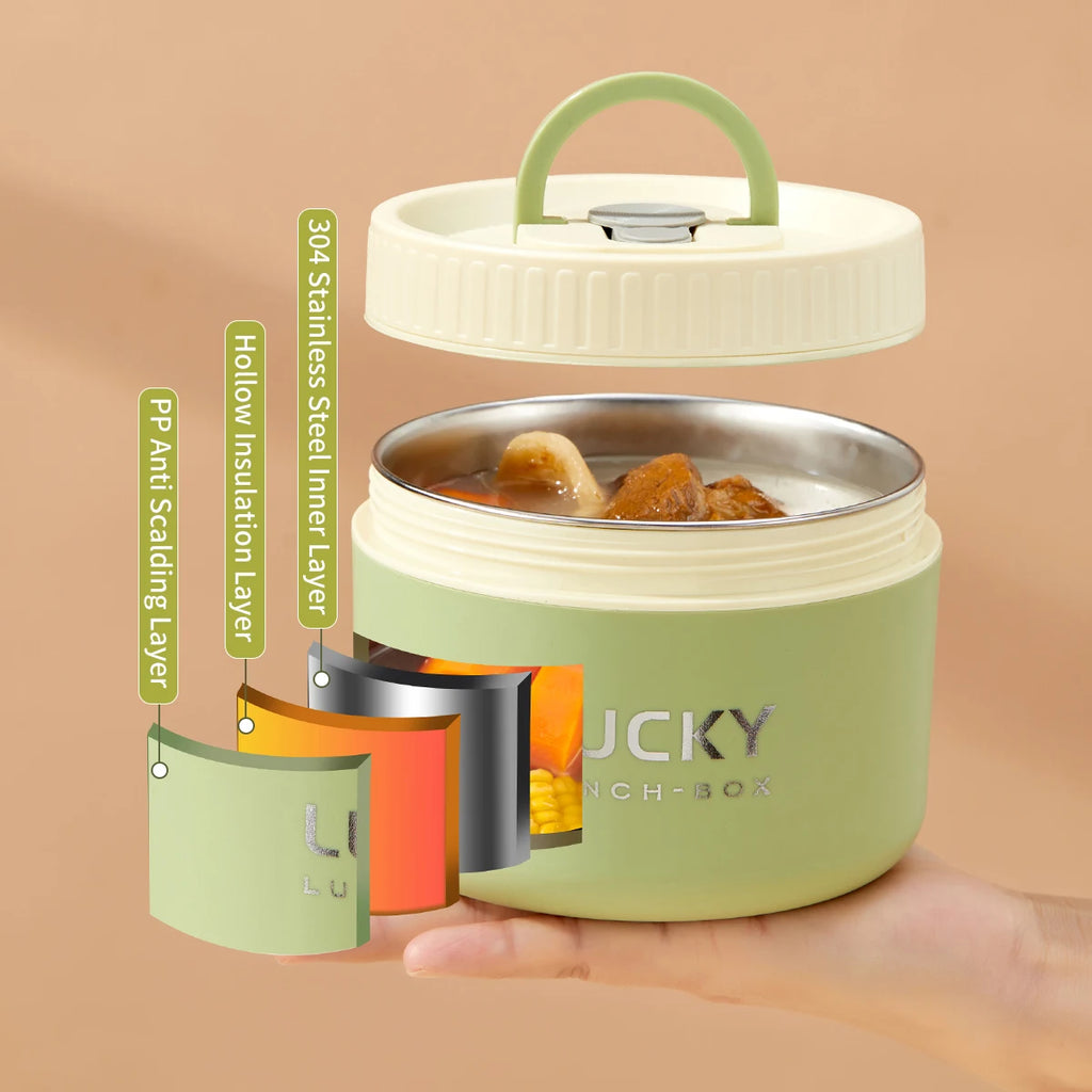 Stackable Stainless Steel Thermal Lunch Box