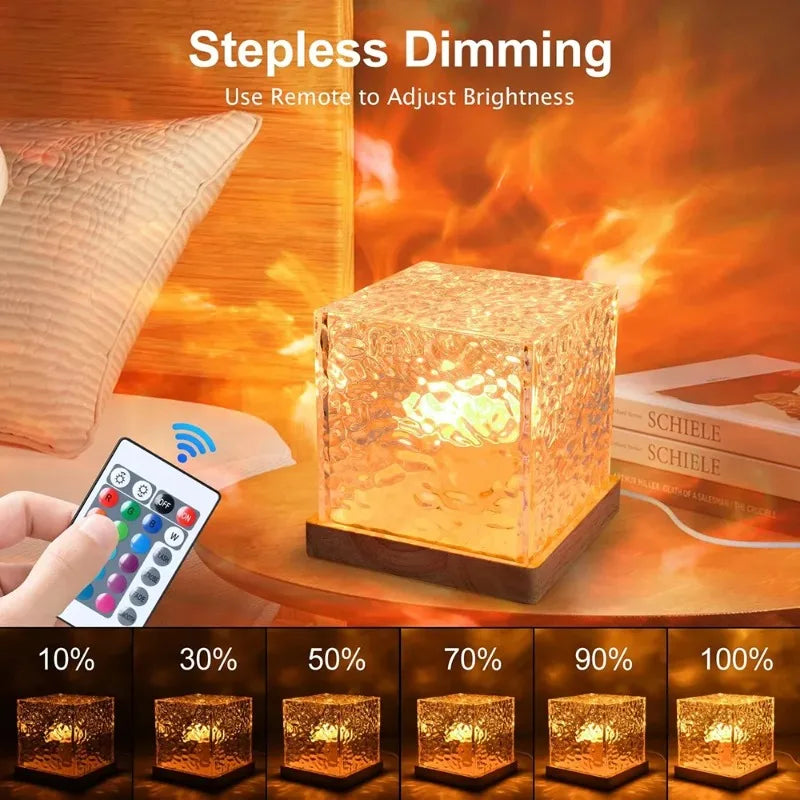 RGB Water Ripple Ambient Table Lamp
