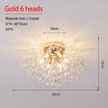 Crystal Nordic Dandelion Fireball Shape LED Ceiling Chandelier Light Living Room Bedroom – photo 7