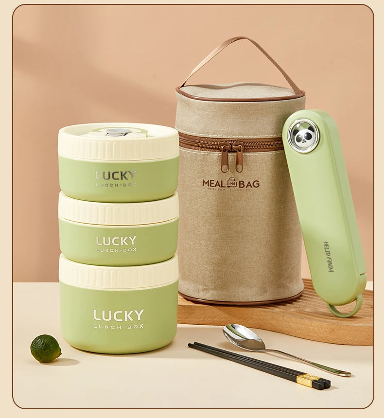 Stackable Stainless Steel Thermal Lunch Box
