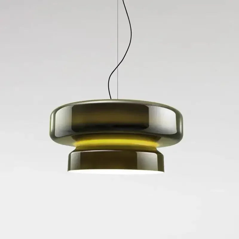 Designer Modern Round Glass LED Pendant Chandelier Living Room Bedroom – photo 6