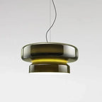 Designer Modern Round Glass LED Pendant Chandelier Living Room Bedroom – photo 6