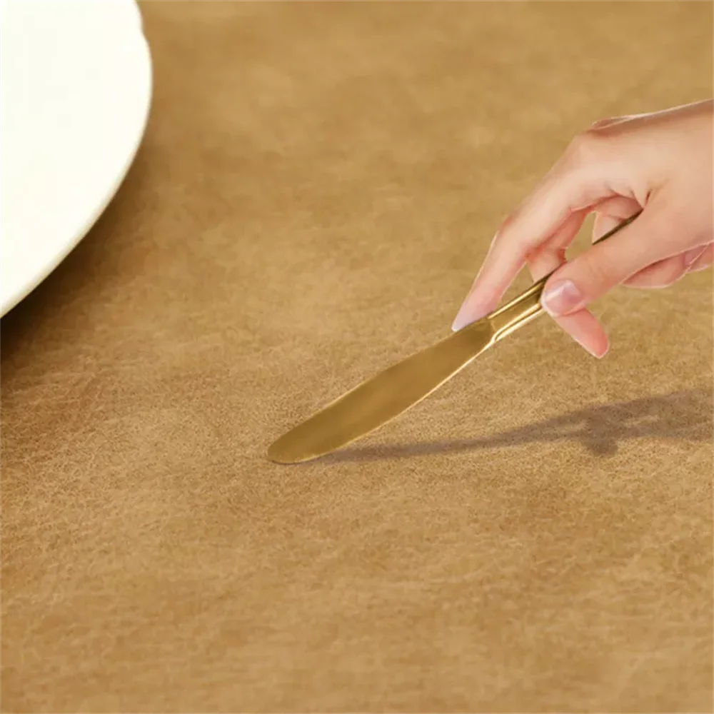 Reversible Waterproof Faux Leather Placemats