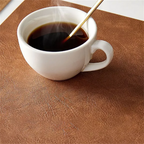 Reversible Waterproof Faux Leather Placemats