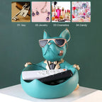 French Bulldog Resin Storage Statue and Coin Bank