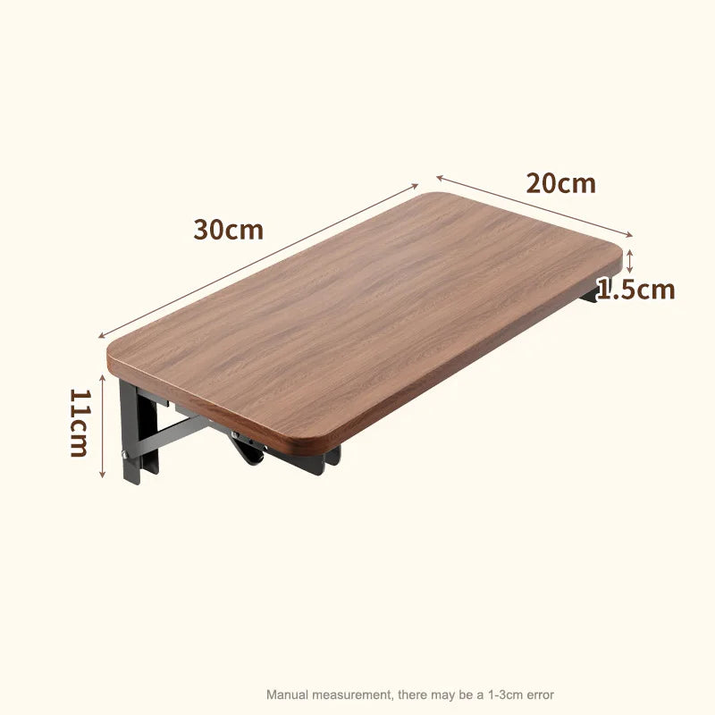 Foldable Collapsible Wood Under Bed Bedside Shelf Storage Organizer Dorm Bunk Bed