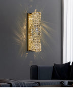 Dimmable Modern Luxury Crystal Design LED Wall Light Bedroom Living Room – photo 12